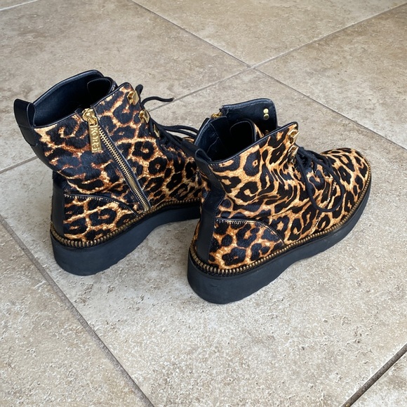 Michael Kors Calf Hair Haskell Combat Boot - Picture 5 of 16